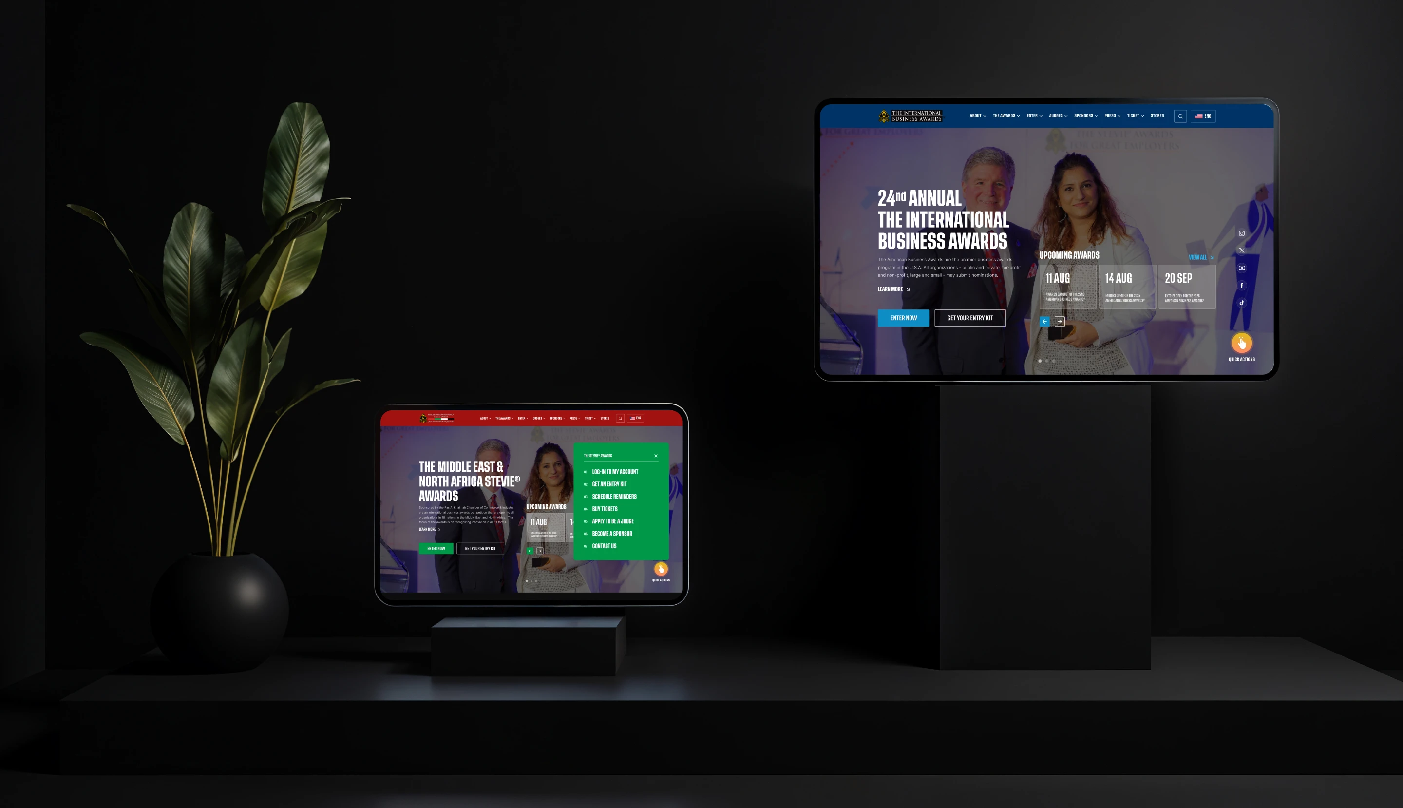 A diagram showing the research, strategy, and design process.